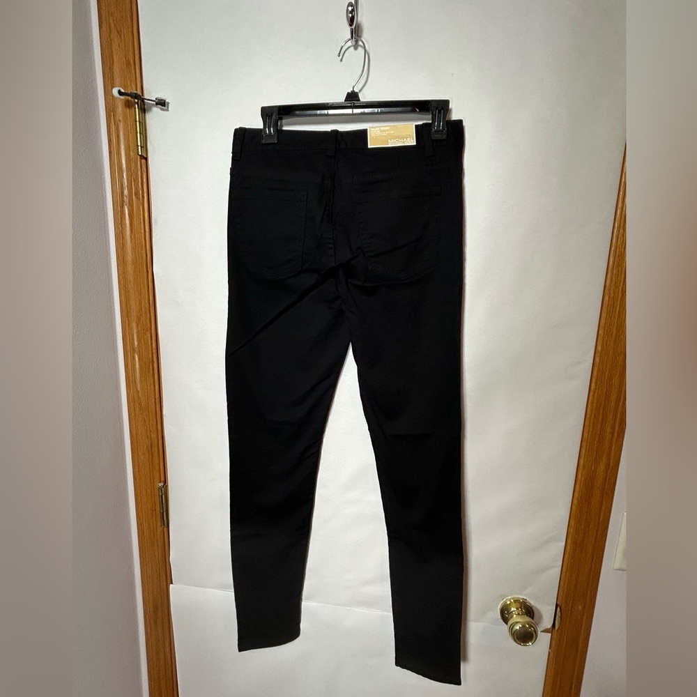NWT Michael Kors Black Selma Skinny Jeans Size 6 - Picture 6 of 9